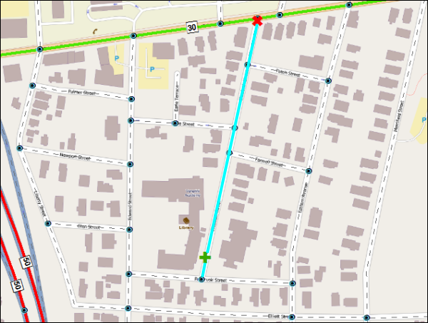 Locating the From measure and To measure values for the events Locating the From measure and To measure values for the events